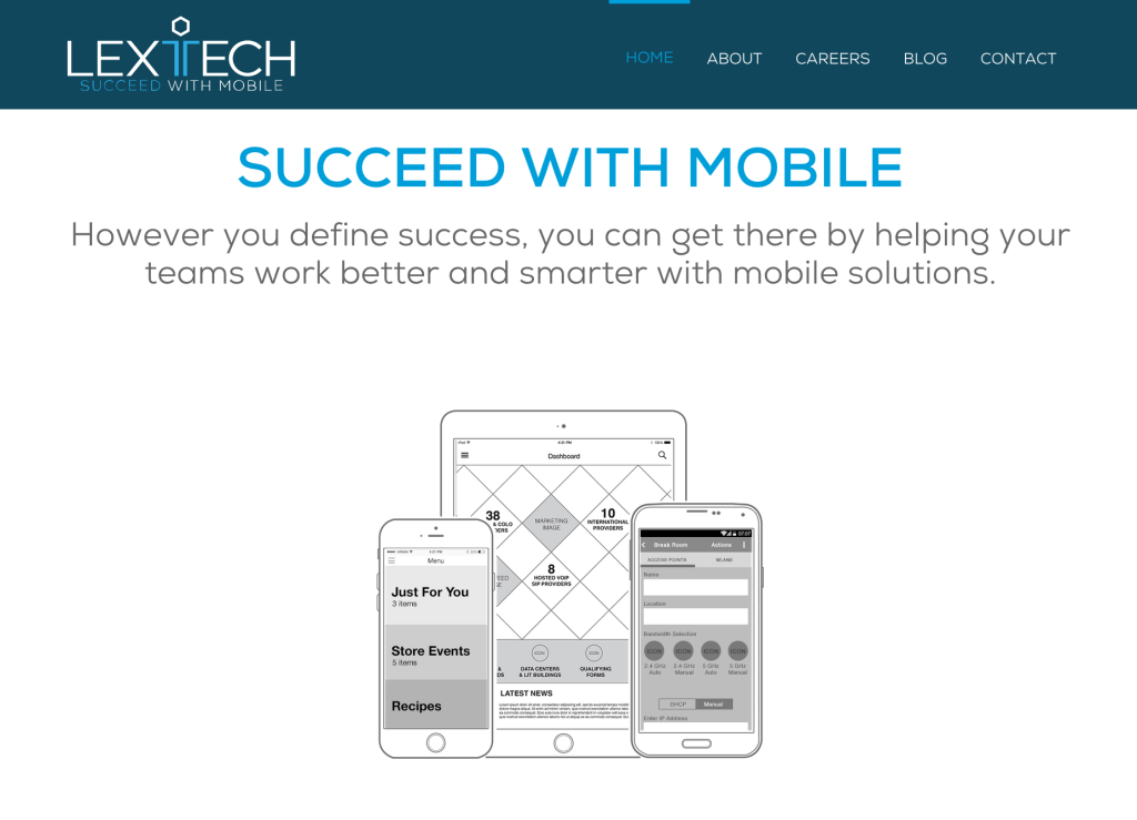 Lextech home page